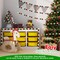 3 Pack Christmas Pom Poms Garland, 7Ft Each, String Banner Felt Ball Garland in Red, White, Green, Colorful Pom Pom Balls for Christmas Tree, Mantel, Staircase, Ornament Home/Room Decor